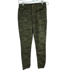 Lee Womens Camouflage Skinny Leg Jeans Slim Fit Mid Rise Sculpting Size 8